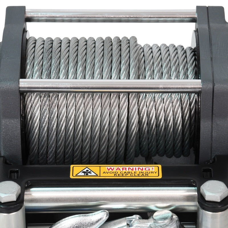 Superwinch 4500 LBS 12V DC 15/64in x 50ft Steel Rope Terra 4500 Winch - Gray Wrinkle Superwinch 4500 LBS 12V DC 15/64in x 50ft Steel Rope Terra 4500 Winch - Gray Wrinkle