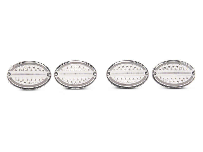 Raxiom 97-04 Chevrolet Corvette C5 Axial Series LED Tail Lights- Chrome Housing (Clear Lens) Raxiom 97-04 Chevrolet Corvette C5 Axial Series LED Tail Lights- Chrome Housing (Clear Lens)