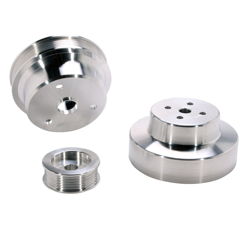 BBK 88-95 GM Truck 4.3 5.0 5.7 Underdrive Pulley Kit - Lightweight CNC Billet Aluminum (3pc) BBK 88-95 GM Truck 4.3 5.0 5.7 Underdrive Pulley Kit - Lightweight CNC Billet Aluminum (3pc)
