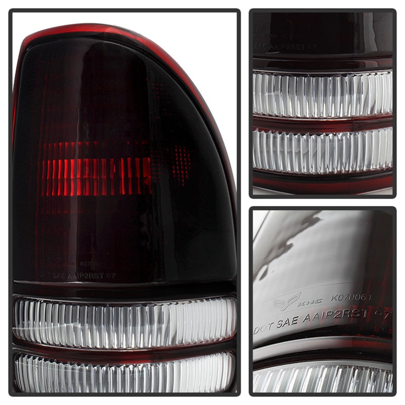 Xtune Dodge Dakota 1997-2004 OEM Style Tail Lights -Red Smoked ALT-JH-DDAK97-OE-RSM Xtune Dodge Dakota 1997-2004 OEM Style Tail Lights -Red Smoked ALT-JH-DDAK97-OE-RSM