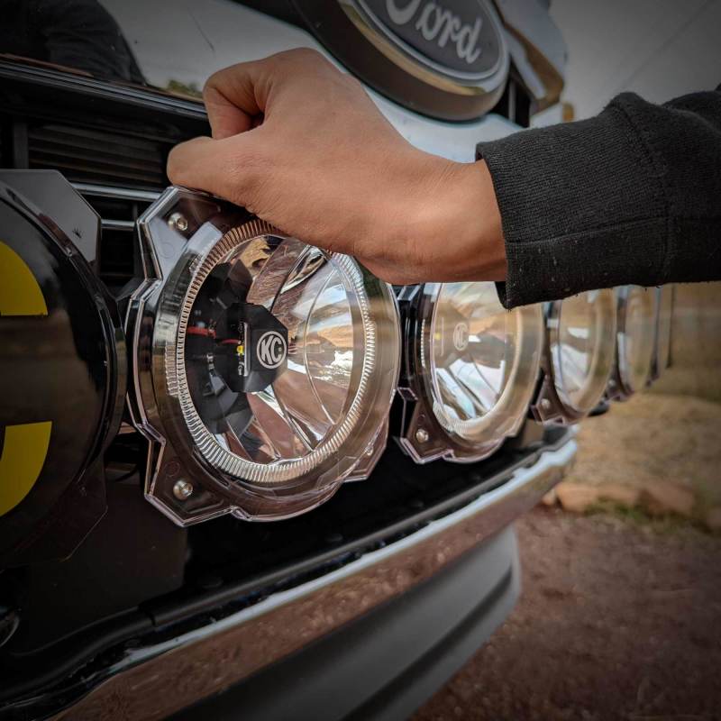 KC HiLiTES 6in. Light Shield for Gravity Pro6 LED Lights (Single) - Clear KC HiLiTES 6in. Light Shield for Gravity Pro6 LED Lights (Single) - Clear