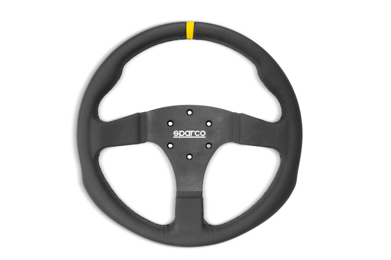 Sparco Steering Wheel R350B Leather w/ Button Sparco Steering Wheel R350B Leather w/ Button