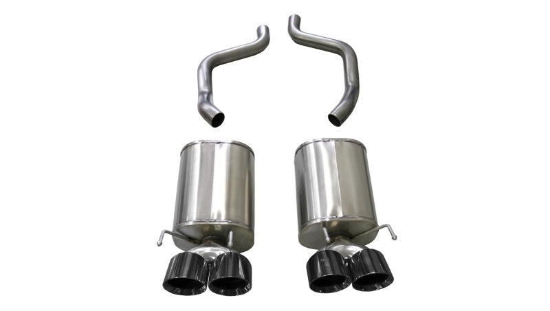 Corsa 2005-2007 Chevrolet Corvette (C6) 6.0L/6.2L Black Sport Axle-Back Exhaust w/4.5in Tips Corsa 2005-2007 Chevrolet Corvette (C6) 6.0L/6.2L Black Sport Axle-Back Exhaust w/4.5in Tips