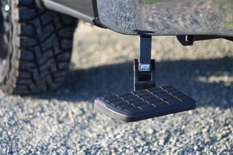 AMP Research 21-22 Ford F150 BedStep (Does Not Work w/Dual Exhaust) - Black AMP Research 21-22 Ford F150 BedStep (Does Not Work w/Dual Exhaust) - Black