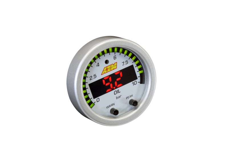 AEM X-Series 0-150 Oil Pressure Gauge Kit AEM X-Series 0-150 Oil Pressure Gauge Kit