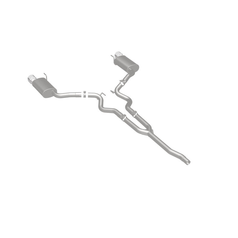 MagnaFlow Cat Back, SS, 2.5in, Street, Dual Split Polished 4.5in Tips 2015 Ford Mustang Ecoboost MagnaFlow Cat Back, SS, 2.5in, Street, Dual Split Polished 4.5in Tips 2015 Ford Mustang Ecoboost