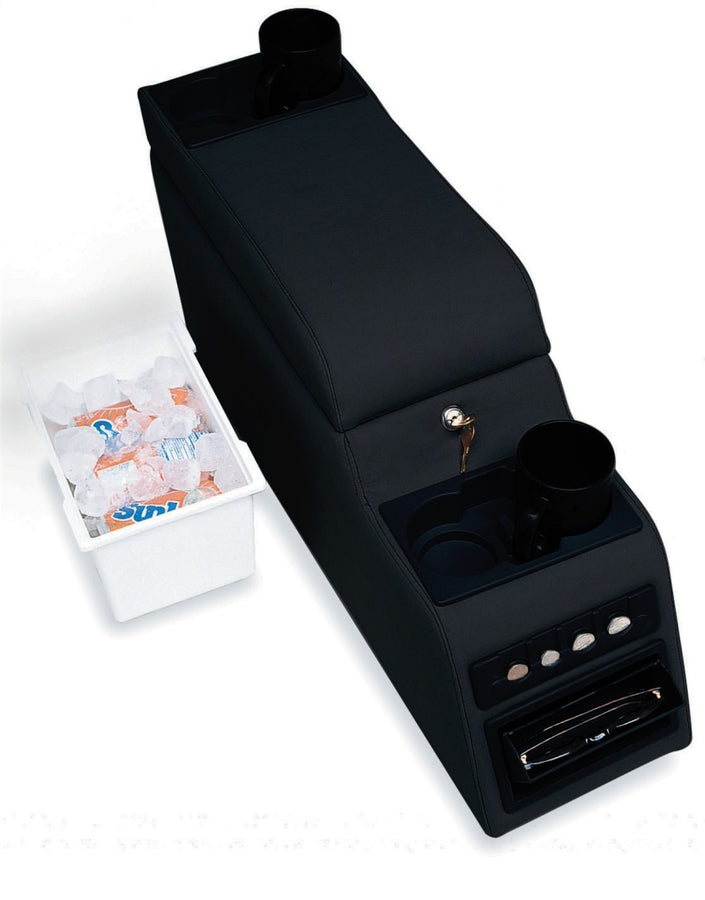 Rampage 1976-1983 Jeep CJ5 Locking Center Console - Black Denim Rampage 1976-1983 Jeep CJ5 Locking Center Console - Black Denim