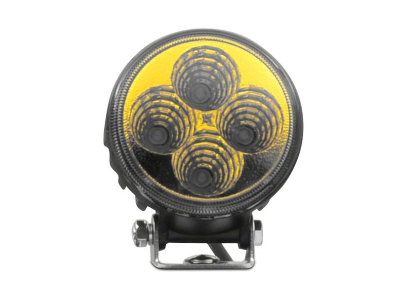 Raxiom Axial 3-In 4-LED Yellow Beam Round Light Flood Beam Universal (Some Adaptation Required) Raxiom Axial 3-In 4-LED Yellow Beam Round Light Flood Beam Universal (Some Adaptation Required)