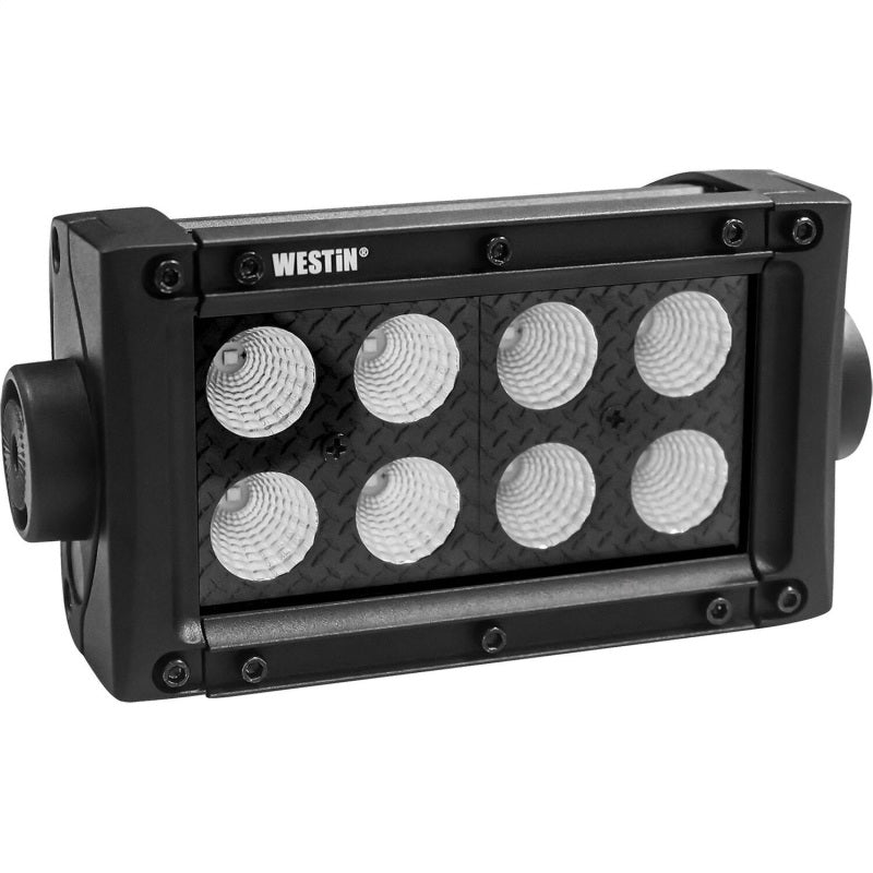 Westin B-FORCE LED Light Bar Double Row 4 inch Flood w/3W Cree - Black Westin B-FORCE LED Light Bar Double Row 4 inch Flood w/3W Cree - Black