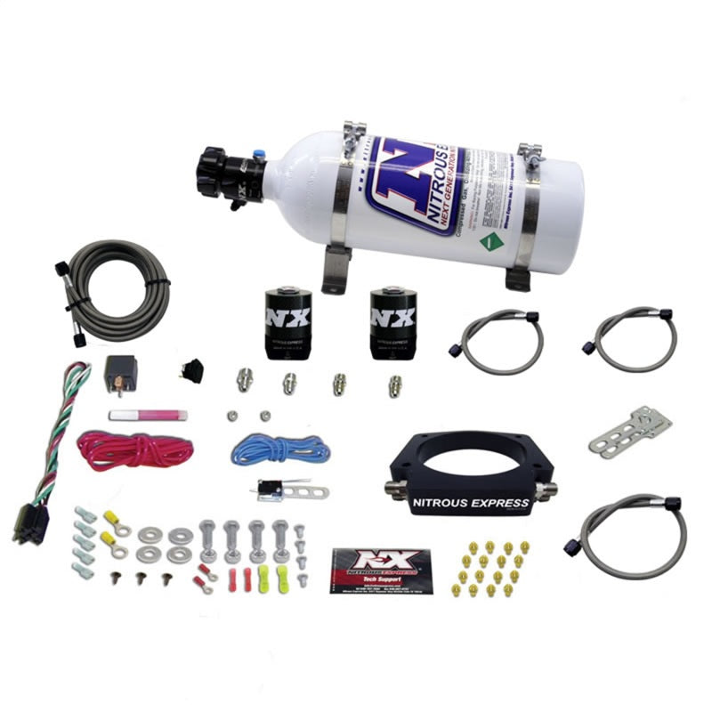 Nitrous Express GM LS 102mm Nitrous Plate Kit (50-400HP) w/5lb Bottle Nitrous Express GM LS 102mm Nitrous Plate Kit (50-400HP) w/5lb Bottle