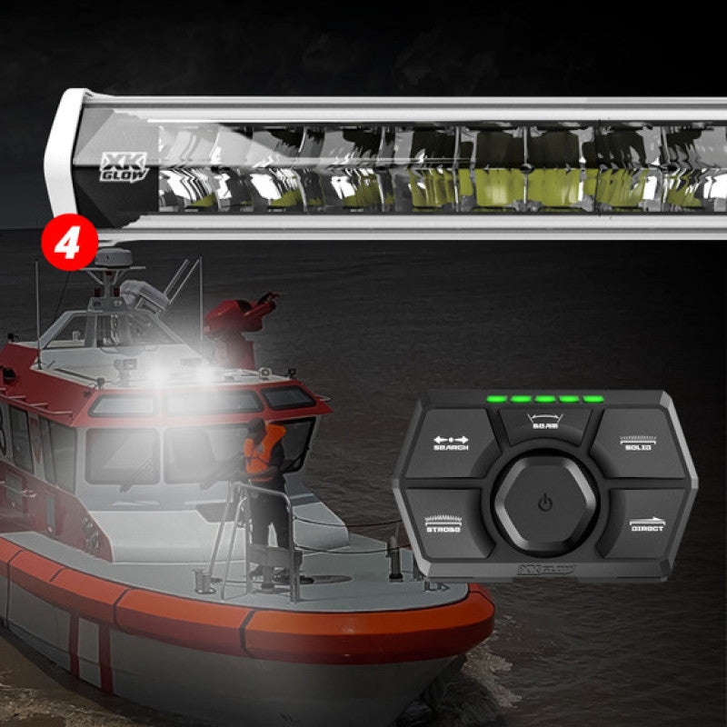 XK Glow SAR360 Light Bar Kit Emergency Search and Rescue Light System White (2)36In (2)20In XK Glow SAR360 Light Bar Kit Emergency Search and Rescue Light System White (2)36In (2)20In