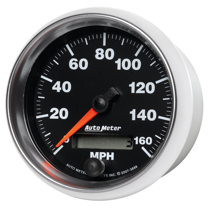 Autometer GS 3-3/8 inch 160 MPH In Dash Speedometer Gauge Autometer GS 3-3/8 inch 160 MPH In Dash Speedometer Gauge