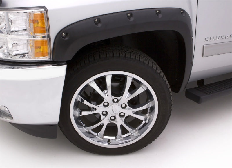 Lund 07-13 Chevy Silverado 1500 RX-Rivet Textured Elite Series Fender Flares - Black (4 Pc.) Lund 07-13 Chevy Silverado 1500 RX-Rivet Textured Elite Series Fender Flares - Black (4 Pc.)