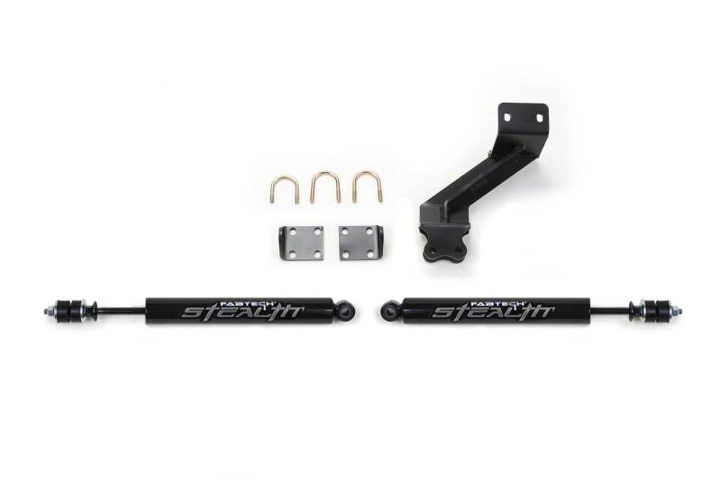 Fabtech 14-18 Ram 2500 & 13-18 Ram 3500 HD Dual Stealth Steering Stabilizer Kit Fabtech 14-18 Ram 2500 & 13-18 Ram 3500 HD Dual Stealth Steering Stabilizer Kit
