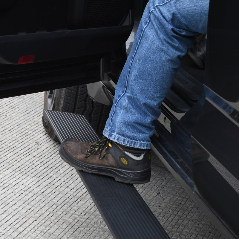 Go Rhino 22-23 Toyota Tundra Double Cab 4dr E-BOARD E1 Electric Running Board Kit - Tex. Blk Go Rhino 22-23 Toyota Tundra Double Cab 4dr E-BOARD E1 Electric Running Board Kit - Tex. Blk