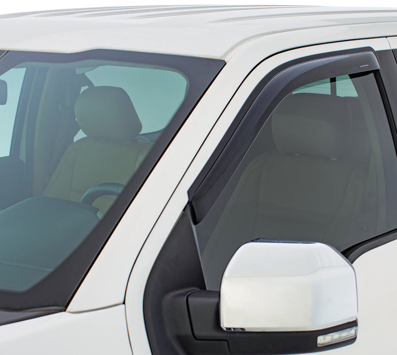 Stampede 1993-2011 Ford Ranger Standard Cab Pickup Tape-Onz Sidewind Deflector 2pc - Smoke Stampede 1993-2011 Ford Ranger Standard Cab Pickup Tape-Onz Sidewind Deflector 2pc - Smoke