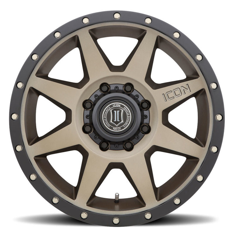 ICON Rebound 20x9 8x170 6mm Offset 5.25in BS Bronze Wheel ICON Rebound 20x9 8x170 6mm Offset 5.25in BS Bronze Wheel