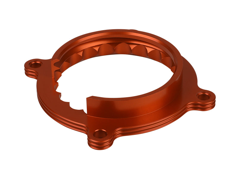 aFe Silver Bullet Throttle Body Spacer Kit 11-19 Ford Mustang GT V8-5.0L aFe Silver Bullet Throttle Body Spacer Kit 11-19 Ford Mustang GT V8-5.0L