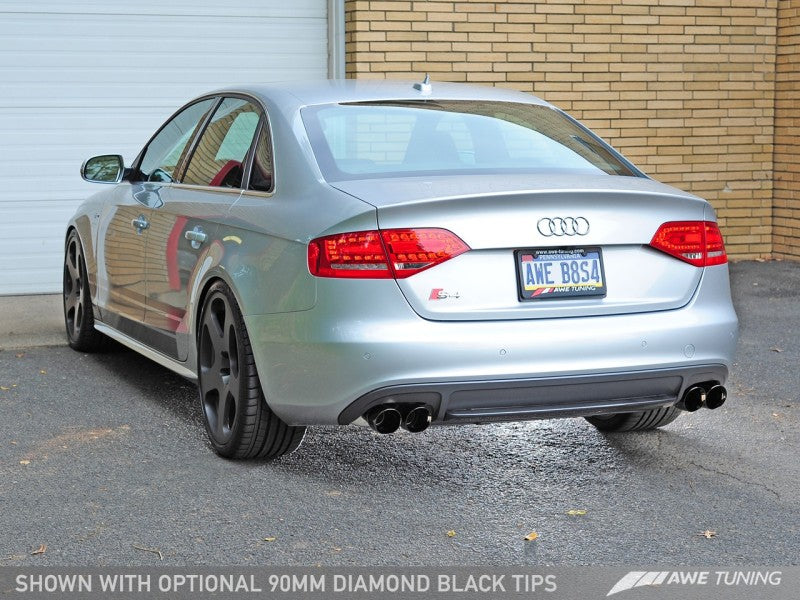 AWE Tuning Audi B8 / B8.5 S4 3.0T Touring Edition Exhaust - Diamond Black Tips (90mm) AWE Tuning Audi B8 / B8.5 S4 3.0T Touring Edition Exhaust - Diamond Black Tips (90mm)