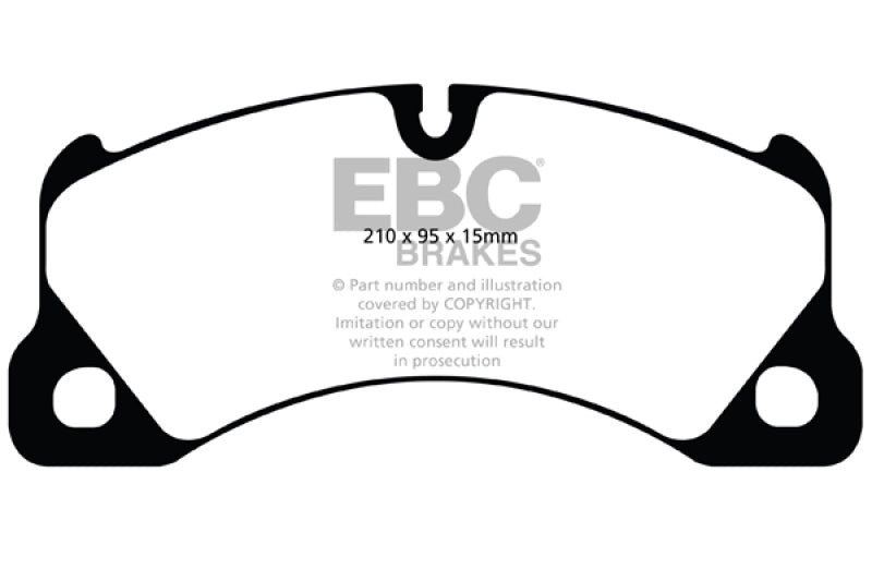 EBC 10+ Porsche Cayenne 3.0 Supercharged Hybrid Bluestuff Front Brake Pads EBC 10+ Porsche Cayenne 3.0 Supercharged Hybrid Bluestuff Front Brake Pads