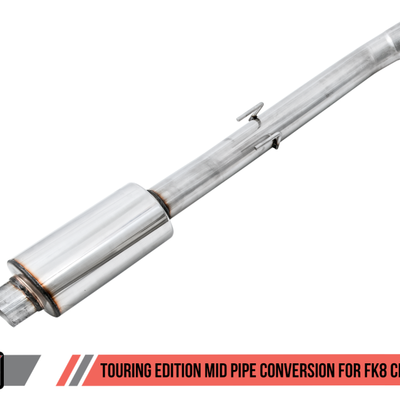 AWE Tuning 2017+ Honda Civic Type R Touring Resonated Mid Pipe Conversion Kit