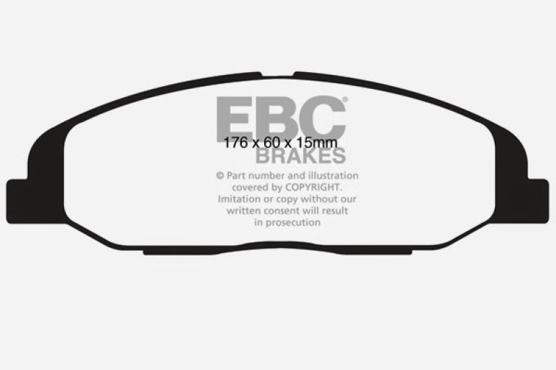 EBC 08-13 Cadillac CTS 3.0 Greenstuff Front Brake Pads EBC 08-13 Cadillac CTS 3.0 Greenstuff Front Brake Pads