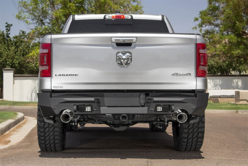 Addictive Desert Designs 2019 Ram 1500 Hammer Stealth Fighter Rear Bumper w/ 6 Sensor Cutouts Addictive Desert Designs 2019 Ram 1500 Hammer Stealth Fighter Rear Bumper w/ 6 Sensor Cutouts