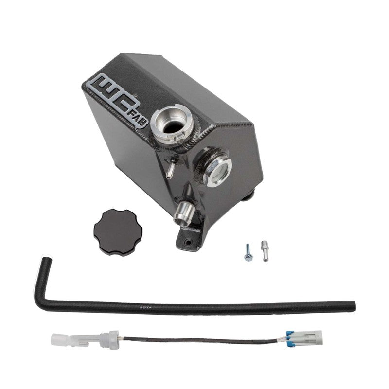 Wehrli 17-19 Chevrolet 6.6L L5P Duramax OEM Placement Coolant Tank Kit - WCFab Grey Wehrli 17-19 Chevrolet 6.6L L5P Duramax OEM Placement Coolant Tank Kit - WCFab Grey