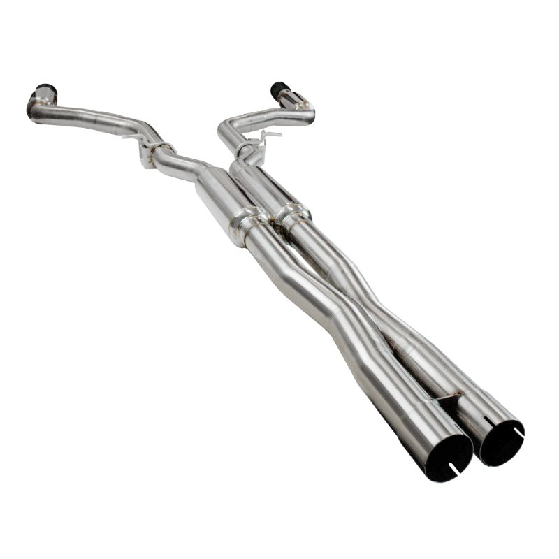 Kooks 2015+ Dodge Charger Hellcat 3in OEM Style Cat-Back Exhaust System 4in Black Slash Cut Tips Kooks 2015+ Dodge Charger Hellcat 3in OEM Style Cat-Back Exhaust System 4in Black Slash Cut Tips