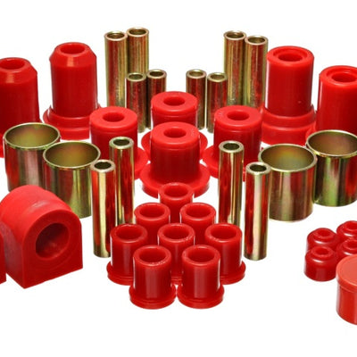 Energy Suspension 04-06 Ford F150 Pickup 2WD Red Hyper-flex Master Bushing Set