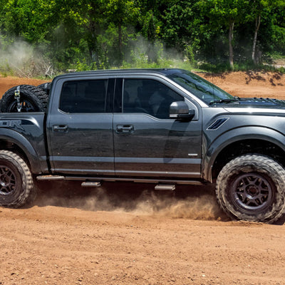 N-Fab RKR Rails 2019 Dodge Ram 1500 Crew Cab All Beds - Tex. Black - Cab Length - 1.75in