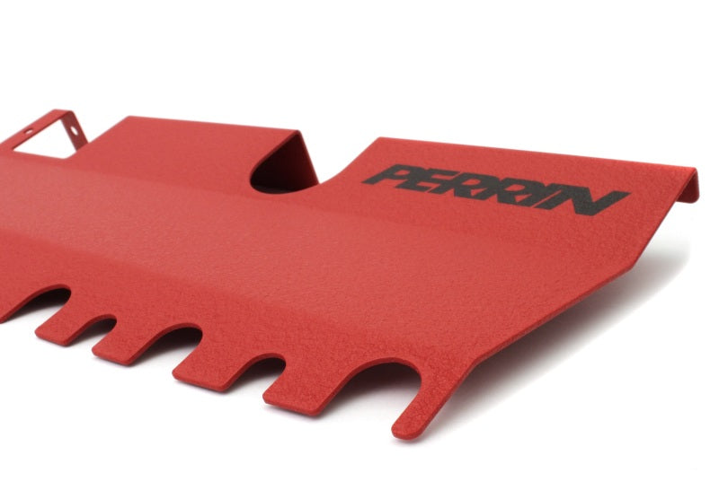 Perrin 15-21 WRX/STI Radiator Shroud (With OEM Intake Scoop) - Red Perrin 15-21 WRX/STI Radiator Shroud (With OEM Intake Scoop) - Red