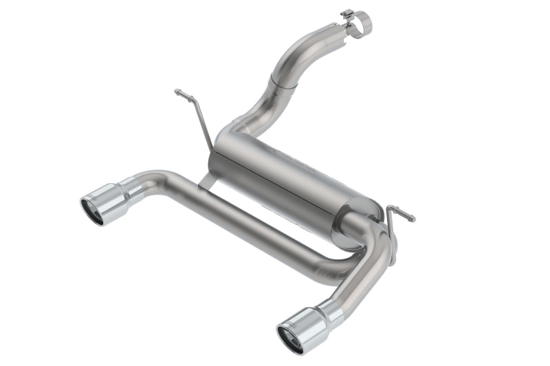 Borla 18-19 Jeep Wrangler JL/JLU 2.0L 4Cyl 2DR/4DR Touring Axle Back Exhaust w/ 3.5in Tips Borla 18-19 Jeep Wrangler JL/JLU 2.0L 4Cyl 2DR/4DR Touring Axle Back Exhaust w/ 3.5in Tips