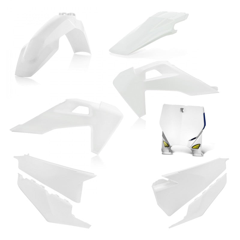 Cycra 19-22 Husqvarna FC250 5-pc Replica Body Kit - White Cycra 19-22 Husqvarna FC250 5-pc Replica Body Kit - White