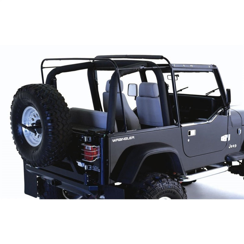 Rampage 1987-1995 Jeep Wrangler(YJ) Soft Top Hardware - Black Rampage 1987-1995 Jeep Wrangler(YJ) Soft Top Hardware - Black