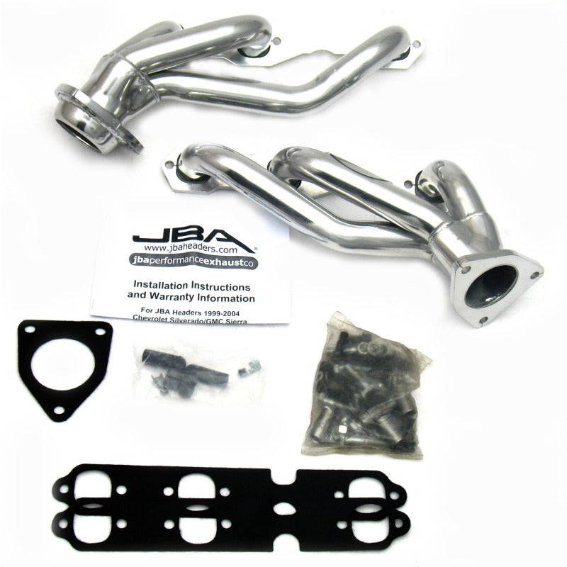 JBA 03-13 GM Truck 4.3L V6 1-1/2in Primary Silver Ctd Cat4Ward Header JBA 03-13 GM Truck 4.3L V6 1-1/2in Primary Silver Ctd Cat4Ward Header