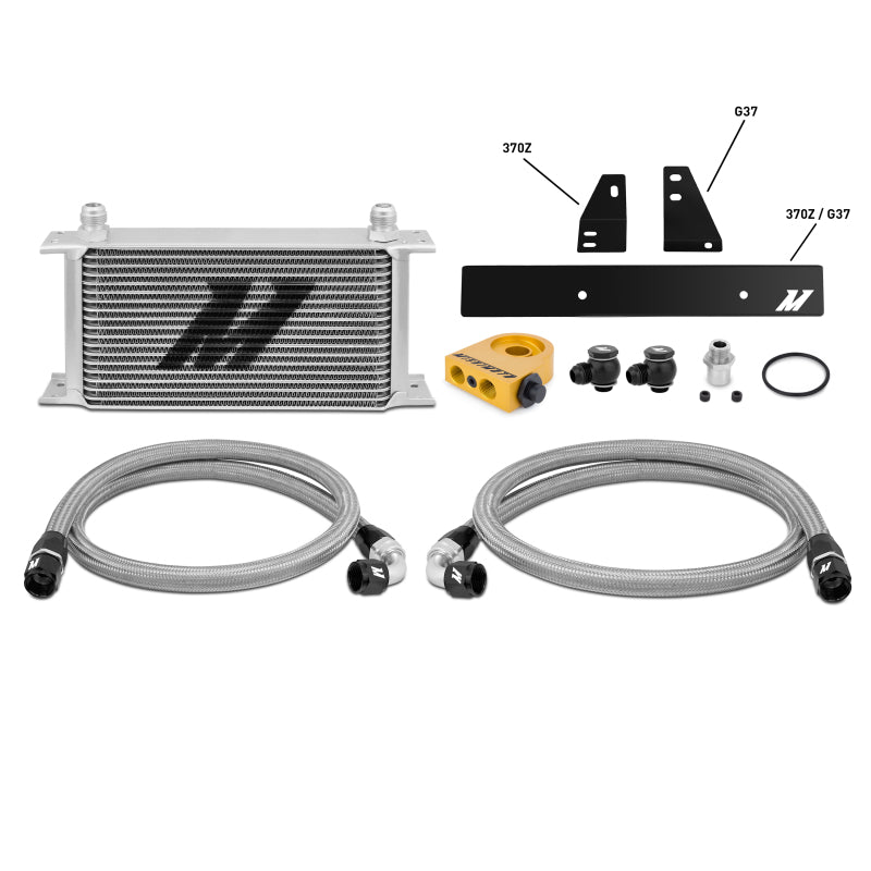 Mishimoto 09-12 Nissan 370Z / 08-12 Infiniti G37 (Coupe Only) Thermostatic Oil Cooler Kit Mishimoto 09-12 Nissan 370Z / 08-12 Infiniti G37 (Coupe Only) Thermostatic Oil Cooler Kit