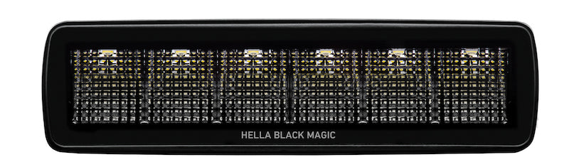 Hella Universal Black Magic 6 L.E.D. Mini Light Bar - Flood Beam Hella Universal Black Magic 6 L.E.D. Mini Light Bar - Flood Beam