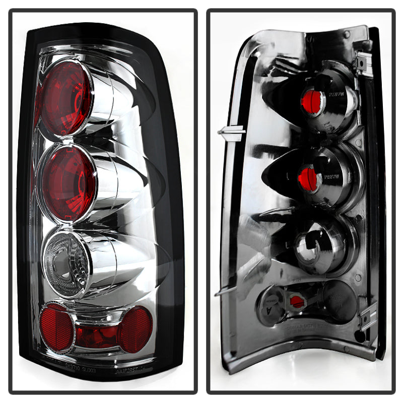 Spyder Chevy Silverado 1500 03-06 (Does Not Fit Stepside)Euro Style Tail Lights Chrm ALT-YD-CS03-C Spyder Chevy Silverado 1500 03-06 (Does Not Fit Stepside)Euro Style Tail Lights Chrm ALT-YD-CS03-C