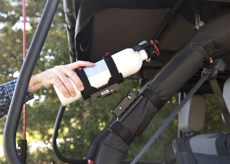 Rugged Ridge 76-20 Jeep Wrangler Elite Fire Extinguisher Holder Rugged Ridge 76-20 Jeep Wrangler Elite Fire Extinguisher Holder