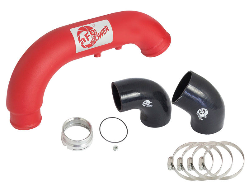 aFe BladeRunner 3in Red IC Tube Cold Side w/ Coupling & Clamp Kit 2016 GM Colorado/Canyon 2.8L aFe BladeRunner 3in Red IC Tube Cold Side w/ Coupling & Clamp Kit 2016 GM Colorado/Canyon 2.8L