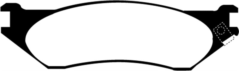 EBC 04-06 Dodge Durango 3.7 Yellowstuff Front Brake Pads EBC 04-06 Dodge Durango 3.7 Yellowstuff Front Brake Pads