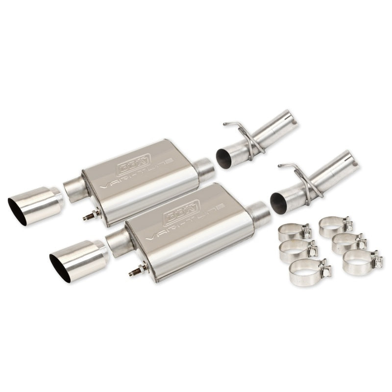 BBK 05-10 Mustang GT VariTune Axle Back Exhaust Kit (Stainless Steel BBK 05-10 Mustang GT VariTune Axle Back Exhaust Kit (Stainless Steel