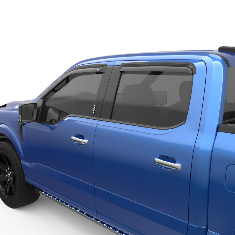 EGR 15+ Ford F150 Crew Cab Tape-On Window Visors - Set of 4 EGR 15+ Ford F150 Crew Cab Tape-On Window Visors - Set of 4