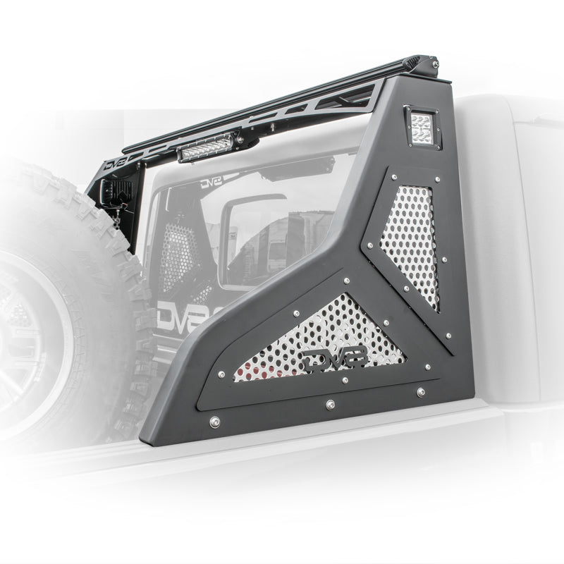 DV8 Offroad 2019+ Jeep Gladiator Bolt On Chase Rack DV8 Offroad 2019+ Jeep Gladiator Bolt On Chase Rack