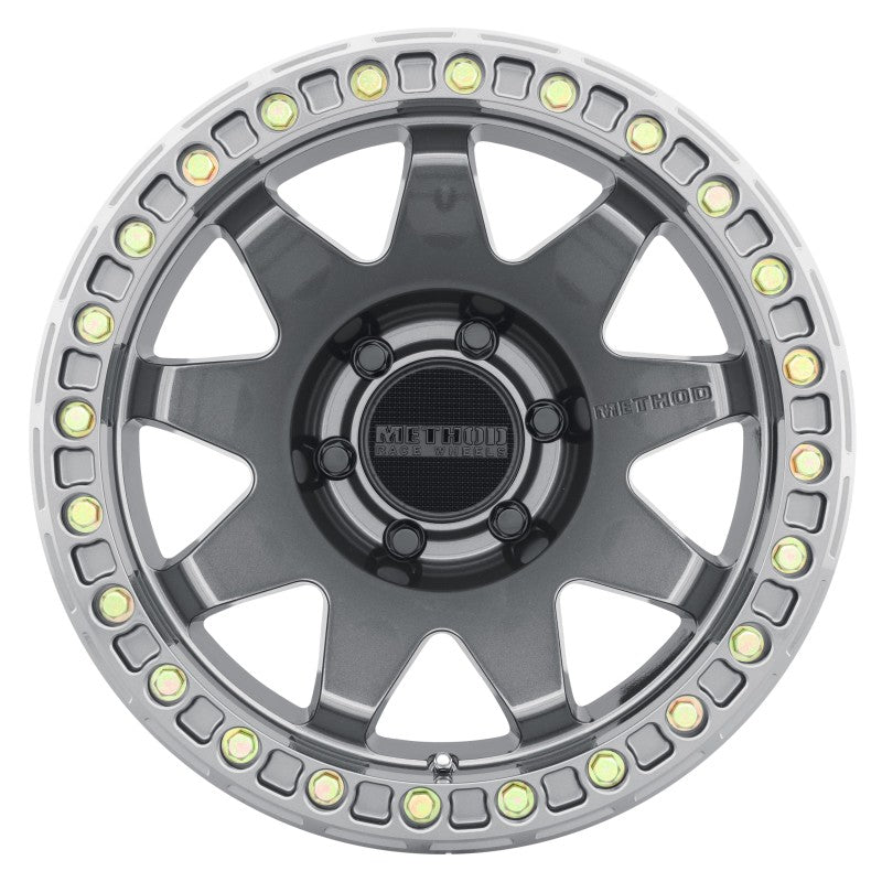 Method MR108 17x9 -44mm Offset 6x5.5 106.25mm CB Gloss Titanium w/BH-H24125-38 Wheel Method MR108 17x9 -44mm Offset 6x5.5 106.25mm CB Gloss Titanium w/BH-H24125-38 Wheel