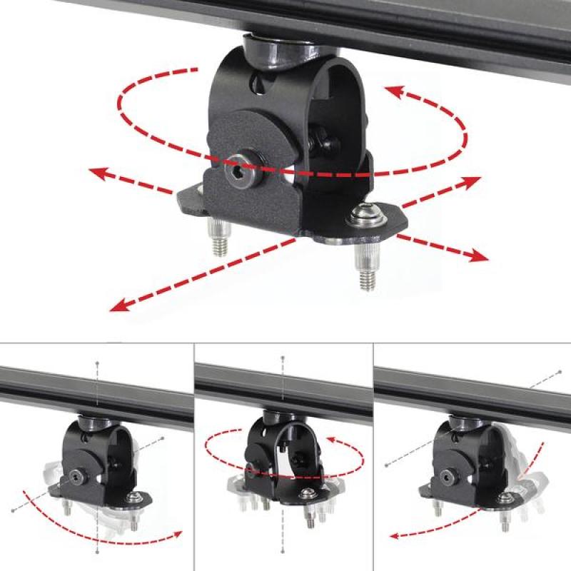 Go Rhino Adjustable Multi-Axis Mounting Kit for SRM Rack Go Rhino Adjustable Multi-Axis Mounting Kit for SRM Rack