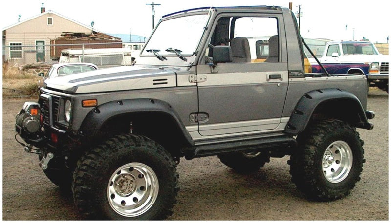 Bushwacker 86-95 Suzuki Samurai Pocket Style Flares 4pc - Black Bushwacker 86-95 Suzuki Samurai Pocket Style Flares 4pc - Black