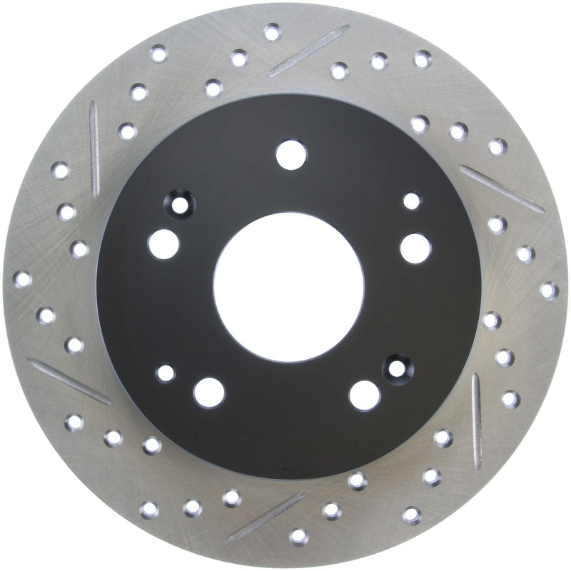 StopTech 02-06 Acura RSX Incl. Type S / 97-01 Integra Type R Slotted & Drilled Right Rear Rotor StopTech 02-06 Acura RSX Incl. Type S / 97-01 Integra Type R Slotted & Drilled Right Rear Rotor