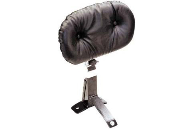 Mustang 08-21 Harley FL Touring Driver Backrest Kit Regal w/Black Pearl Studs- Black Mustang 08-21 Harley FL Touring Driver Backrest Kit Regal w/Black Pearl Studs- Black